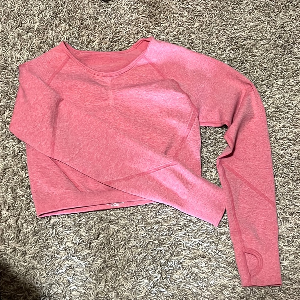 From shein, long sleeve workout shirt